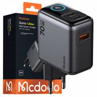mcdodo szybka ładowarka sieciowa zasilacz kostka 3x usb-c usb-a gan