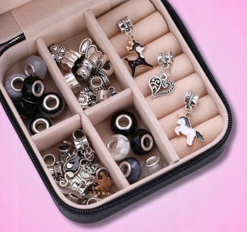 ZESTAW DO ROBIENIA BRANSOLETEK NASZYJNIKÓW KREATYWNY PREZENT DLA DZIECI na Arena.pl