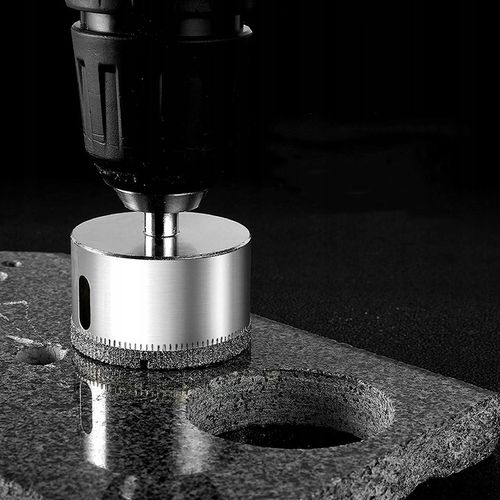 WIERTŁO OTWORNICE DIAMENTOWE DO GRESU PŁYTEK SZKŁA PROFIL 6-68MM KORONKI na Arena.pl