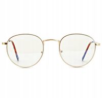 Okulary Zerówki i do Czytania z filtrem niebieskim do Komputera Lenonki UV