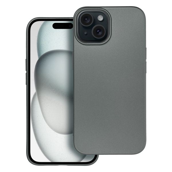 Futerał METALLIC do IPHONE 15 szary zdjęcie 1