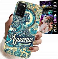 ETUI DO SAMSUNG GALAXY A41 - ZNAK ZODIAKU, WODNIK, ASTRONOMIA PLECKI