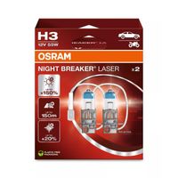 OSRAM Żarówki H3 Night Breaker Laser + 150% EKO box 2szt