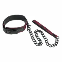 calexotics scandal collar - regulowana obroża z czarnym paskiem, 81,25 cm