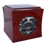 Urna pogrzebowa dla motocyklisty,