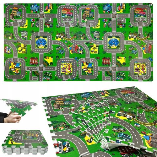 PUZZLE PIANKOWE MATA MIASTO ULICE DROGI 18EL DUŻE na Arena.pl