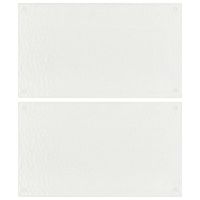 Deski do krojenia 2 szt., szkło hartowane z motywem bąbelków