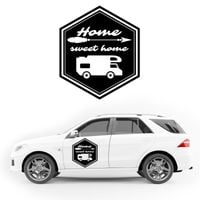 NAKLEJKA NA SAMOCHÓD TERENOWY dekoracyjna wodoodporna napis KAMPER 35cm