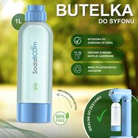 Butelka do syfonu ViO SodaBoom SD-7006 - wielorazowa 1litra, Bluemarine