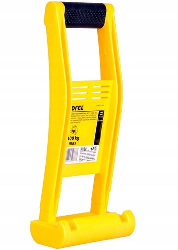 UCHWYT DO NOSZENIA PRZENOSZENIA PŁYT gipsowych G/K PANELI OSB DREL 90kg na Arena.pl