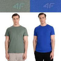 T-SHIRT MĘSKI 4F KOSZULKA BAWEŁNIANA Z LOGO ZESTAW KOMPLET 2 SZTUKI L