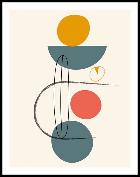 Plakat 50x65cm Równe Kompozycje zdjęcie 3