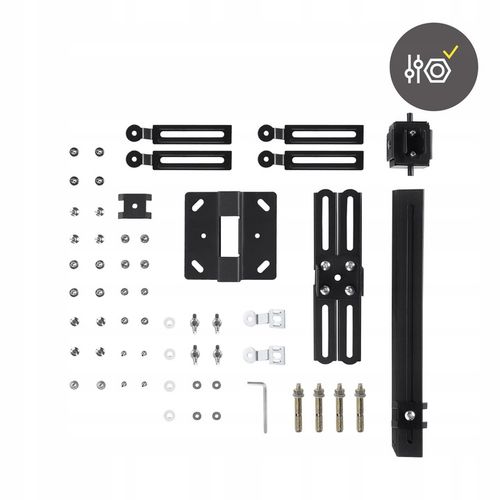 UCHWYT WIESZAK do projektora Sufitowy Ścienny CZARNY OVERMAX 2w1 na Arena.pl