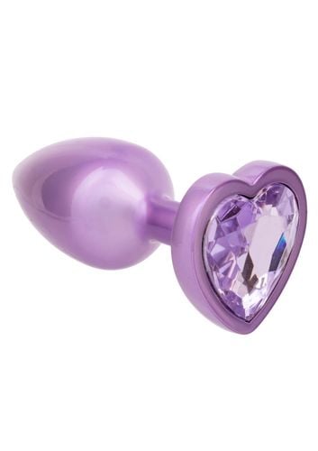 diamond heart plug small purple na Arena.pl