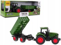 TRAKTOR maszyna rolnicza dla dzieci TRAKTOREK CIĄGNIK Z PRZYCZEPKĄ