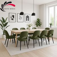 Krzesło Tapicerowane Premium KL-5 Oliwkowy Piano 25