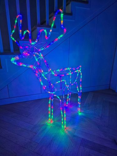 Renifer LED Świąteczny Świecący Figurka Na Zewnątrz XL Duży 85 Kolorowy na Arena.pl