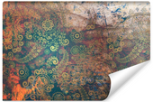 Fototapeta Ścienna MANDALA Ornamenty Styl Retro Abstrakcja 180cm x 120cm