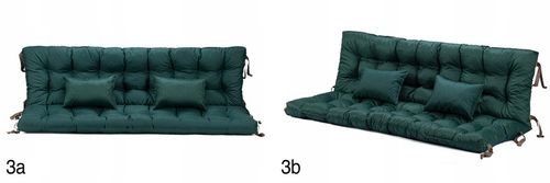 Poduszka na ławkę/huśtawkę ogrodowa wymiar 170x50x70 Wysoka Jakość na Arena.pl