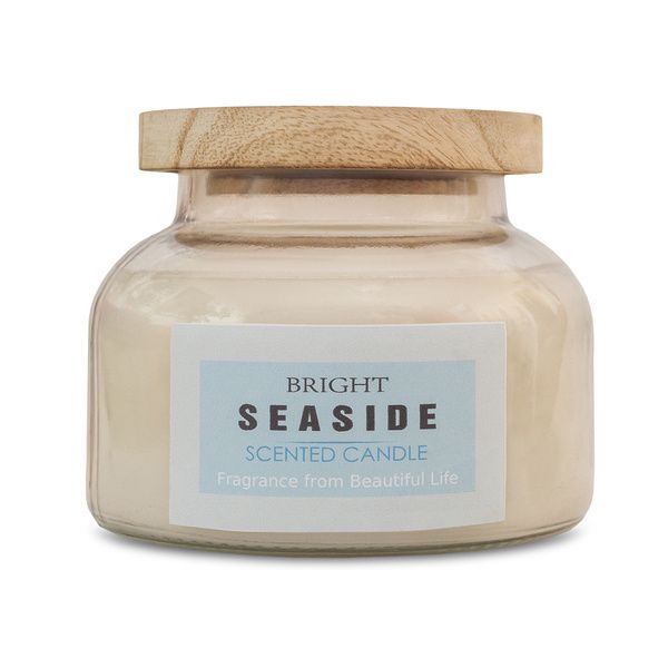 Duża świeca Matala, biały zdjęcie 3