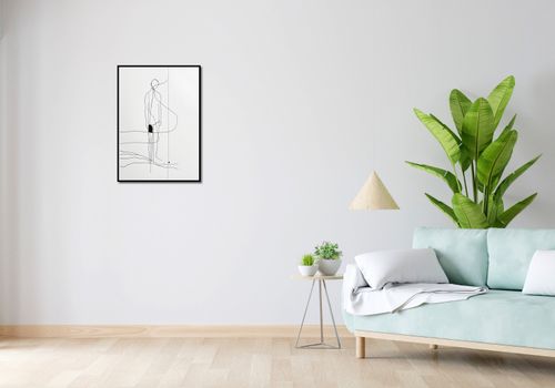 Plakat 50x70cm Samotna Wędrówka na Arena.pl