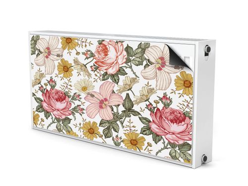 Mata MAGNETYCZNA Kwiaty Tropikalne Róże Liście Natura 80cm x 60cm na Arena.pl