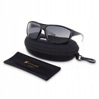 Sportowe MĘSKIE czarne Okulary POLARYZACYJNE Przeciwsłoneczne dla Kierowców