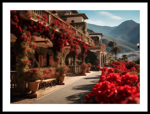 Plakat 55x40cm Czerwona Idylla na Arena.pl