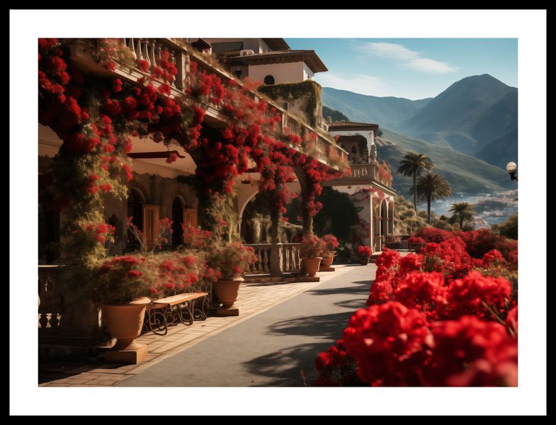 Plakat 55x40cm Czerwona Idylla zdjęcie 3