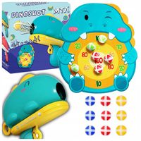 GRA ZRĘCZNOŚCIOWA DLA DZIECI STRZELANIE DO CELU KULKI RZUTKI PISTOLET HQ