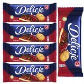 5x LU DELICJE SZAMPAŃSKIE WIŚNIOWE Z CZEKOLADĄ 147G