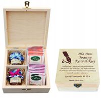 PREZENT NA DZIEŃ NAUCZYCIELA ZESTAW HERBATA MIÓD