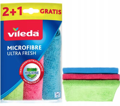 ściereczka vileda mikrofibra ultra fresh 3 szt. na Arena.pl
