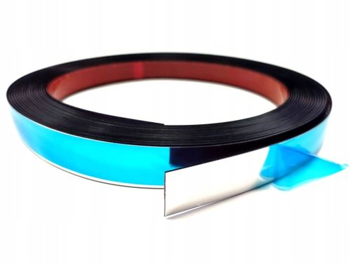 GRATISY# Listwa dekoracyjna ozdobna płaska CHROM 21mm 10m na Arena.pl