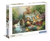 Puzzle 1500 elementów. High Quality Collection. Chata z młynem