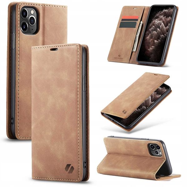 Spacecase Wallet Iphone 11 Pro Light Brown zdjęcie 5
