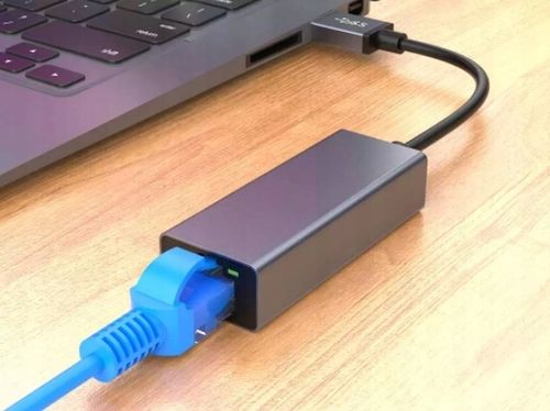 Przejściówka Adapter Karta Sieciowa USB 3.0 Ethernet RJ45 do laptopa LAN na Arena.pl