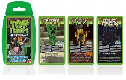 WM033060 Karty Top Trumps - Minecraft na Arena.pl
