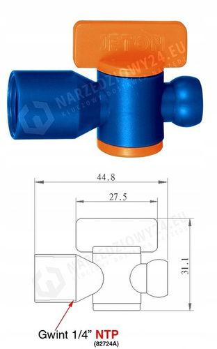 Przewód do chłodziwa z dyszą i zaworem 1/4" na Arena.pl
