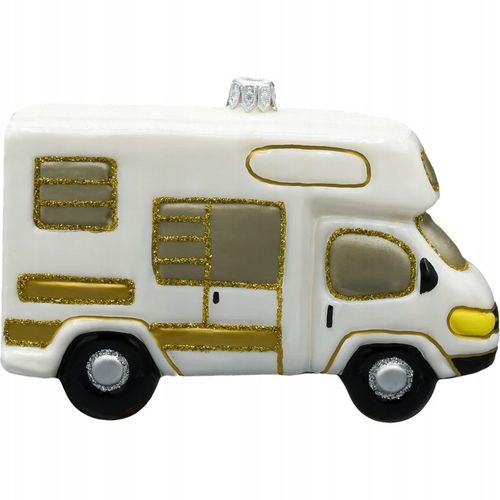 Bombka choinkowa ręcznie malowana - Kamper na Arena.pl