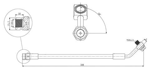 Skoda Octavia 3 Superb - Zestaw Przewodów Hamulcowych Teflonowych W Oplocie na Arena.pl