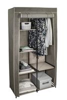 Szafa tekstylna składana z półkami szafka materiałowa