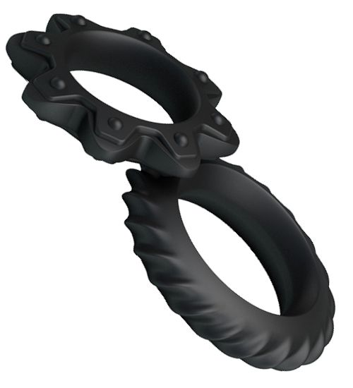 Dwa czarne ringi zdjęcie 1