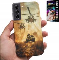 ETUI DO SAMSUNG GALAXY S21 FE - HELIKOPTER WOJSKOWY CZOŁG MILITARIA CASE