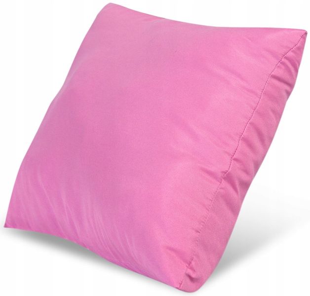2x PODUSZKA ANTYALERGICZNA 40x40 JASIEK GRUBA MIĘKKA MIKROFIBRA RÓŻOWA zdjęcie 3