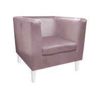 Fotel Monaco nogi 20 białe MG55