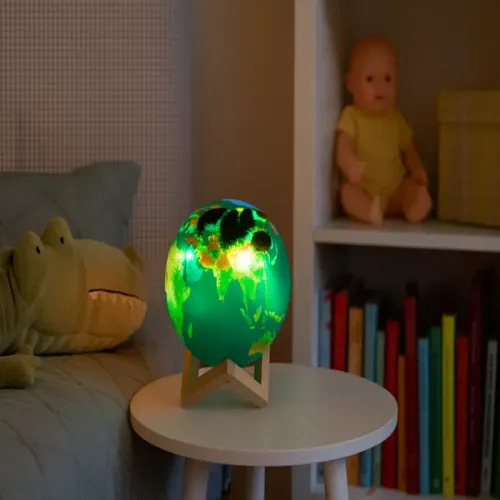 Lampka nocna globus 3d rgb globe light z pilotem 20 trybów dla dzieci na Arena.pl