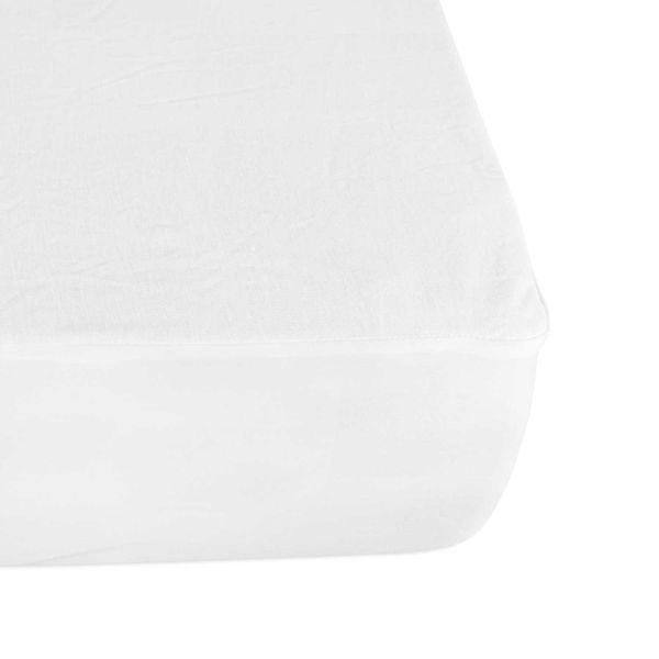 Ochraniacz 120x200 prześcieradło z gumką białe 2w1 zdjęcie 3