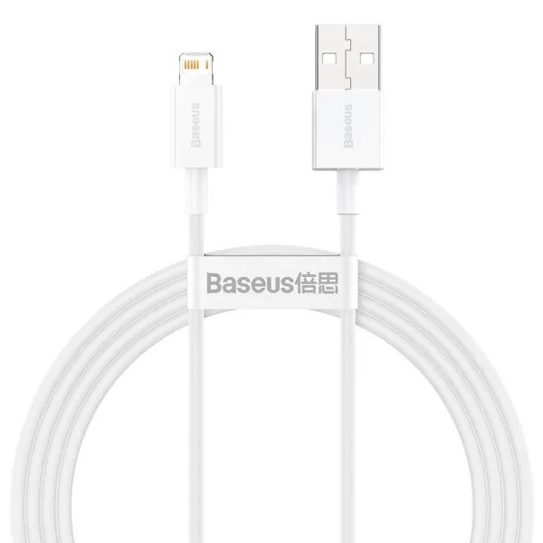 Baseus Superior kabel USB - Lightning 2,4A 1,5 m Biały (CALYS-B02) zdjęcie 1