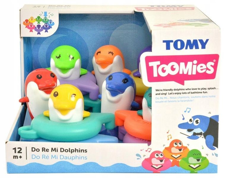 TOMY muzyczne delfinki kpielowe E6528 zdjęcie 2